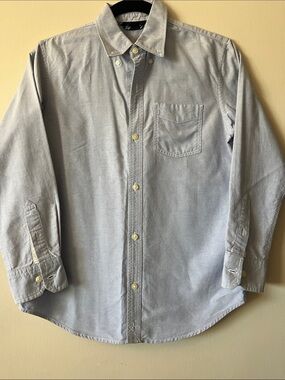 GAP Kids Light Blue Button-Down Shirt - Classic Oxford Style